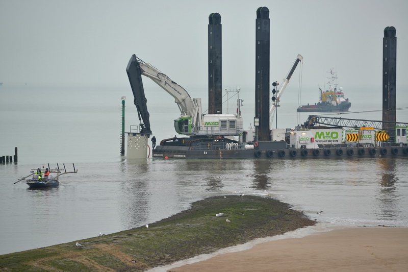 Mesure de boue défense côtière Maarten van Oord