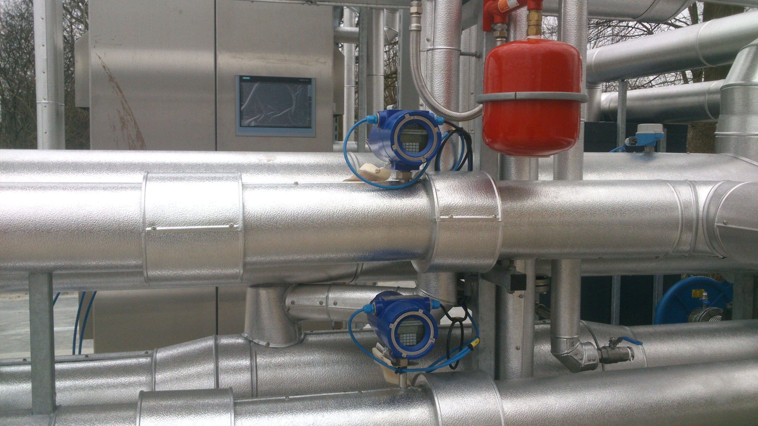 RWZI elektronische biogasmeter Intercontrol